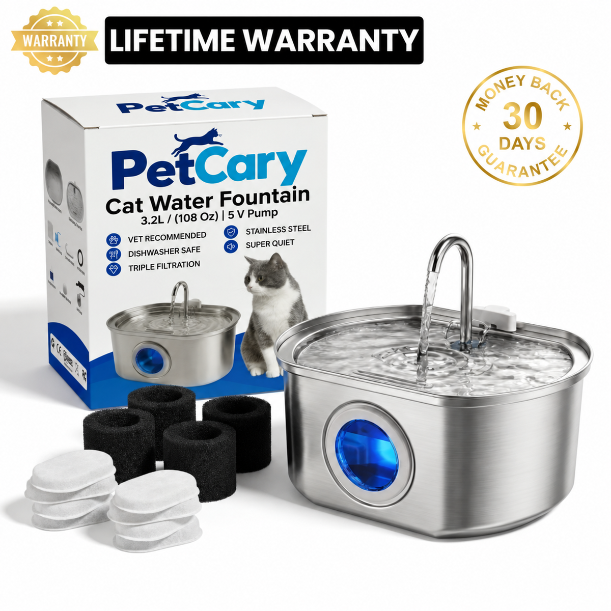 PetCary™ Fontaine à eau pour chat